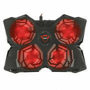 NotebookCoolingPadTrustGamingGXT278Yozu,17.4"standwith4speed-adjustable,illuminatedfansandrobusthousing,Black