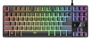 TrustGamingGXT833ThadoTKLIlluminatedKeyboard,RU,CompactTKLdesign(80%)takesuplimitedspaceonyourdeskorinyourbag,Anti-Ghosting:Upto10simultaneouskeypresses,12directaccessmediakeys,USB,1.8m,Black