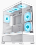 CaseATXGAMEMAXVistaAW,w/oPSU,0.6mm,6x120mmARGBfans,DualTG,USB3.0,Type-C,White