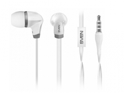SVENSEB-260MWhite,Earphoneswithmicrophone,18-20000Hz,16Ohm,106dB,Callacceptance/Pausebutton,Flatnon-tanglingcable,2pairsremovableearpads,1.2m