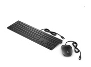 HPPavilionWiredKeyboardandMouse400,Black