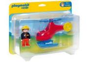 ИгровойнаборPlaymobilFireRescueHelicopter1.2.3PM6789