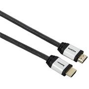 Hama56580HDMICable,plug-plug,metal,fabric,Ethernet,2m