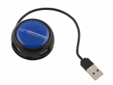 EsperanzaUSBHubEA135BYOYOBlue,mini-size,4-ports