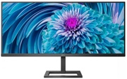 34"PHILIPS345E2AEBlack(IPS,3440x1440,4ms,300cd,Mega-DCR,DP+HDMI,PIP/PBP,Speakers)