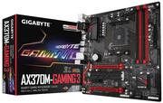 МатеринскаяплатаGIGABYTEGA-AX370M-Gaming3,(SocketAM4,mATX)
