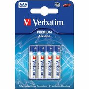 VERBATIMBatteryAAA-LR03MicroAlkalineBlister1x4шт49920