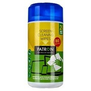Cleaningwipesforscreens+MicrofibraPATRON"F4-007",Tube80pcs.