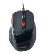 MouseSVENGamingGX-970,Black,Optical800/1200/1600/2400dpi,USB,weight140g