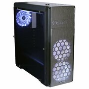 ZALMAN"N3"ATXCase,withSide-Window(23inchdisplayarea),withoutPSU,Tool-less,3fanspre-installed(3x120mmWhiteLEDfans),2xFancontroller(fan-speedadjustingswich),Durablesteelmeshdesign,1xUSB3.0,2xUSB2.0/Audio,Black
