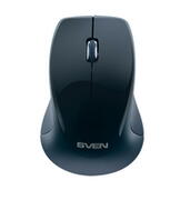 MouseWirelessSVENRX-610,2.4GHz,1200dpi,Black,USB,weight60g