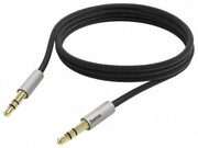 Hama173877AluLineConnectingCable,3.5mmjackplug,0.5m,silver