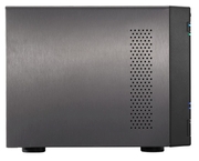 4-bayNASServerASUSTOR"AS6204T",IntelCeleronN3150(Quad-Core)1.6-2.24GHz,4GBDDR3L(Max.8GB),2.5"/3.5"SATAx4(HotSwap),LCDPanel,USB3.0x3,USB2.0x2,eSATAx2,GigabitLANx2,HDMI,S/PDIF,AES-NI,HT,IR,Surveillance:<25(4Free)