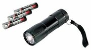 Ansmann5016243Smallandcomfortablealuminumtorchwith9LEDs"Action9LED"