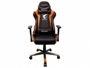 "GamingChairAorusAGC300,Maximumload120kg,Headrest&Lumbarcushion,Black/Orange,WeargreenPUskin,High-densityflexiblefoam,Steelinternalarchitecture,PPsoftarmrest,Nylonfeet,Backheight820mm,Seatheight:445-520mm,Seatdepth500m