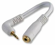 Hama14011JackAdapter,2.5mmjackplug-3.5mmjacksocket,stereo,white