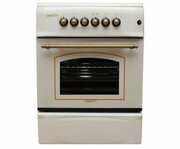 ПлитакомбинированнаяZanettiZ5000EKR,4конфорки,50см,бежевый