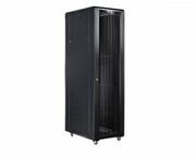 19"42UStandardFloorRack,SN-IRON19"42U-08-12-ДП-2ДП-4БГ,800х1200х2035*,PerforatedDoor,Black