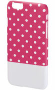 Hama138228"LovelyDots"CoverforAppleiPhone6,pink/white