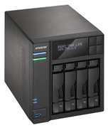 4-bayNASServerASUSTOR"AS7004T",IntelCorei3-4330(Dual-Core)3.5GHz,2GBDDR3L(Max.16GB),2.5"/3.5"SATAx4(HotSwap),LCDPanel,USB3.0x3,USB2.0x2,eSATAx2,GigaLANx2,HDMI,S/PDIF,AES-NI,HT,IR,Surveillance:<49(4Free)