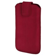 Hama109123CrinkleSleeveMobilePhoneSleeve,sizeL,red