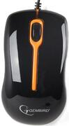 МышьGembirdMUS-U-004-O,USB,Black/Orange