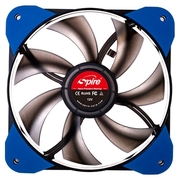 SpireSP12025N7L4-B-PWMAirForce-120LED120x120x25mm/3pin/AirFlow:62.5cfm/600-1500RPM/10-22dBA/NanoBearing/SiliconAntiVibrationPads/SpeedController/
