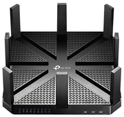 WirelessRouterTP-LINK"ArcherC5400",AC5400WirelessTri-BandMU-MIMOGigabitRouterBoostYourWi-Fi-AdvancedNitroQAMTM(1024-QAM)and4-StreamtechnologyincreasemaximumWi-Fispeedsonallbandsby25%,achievingcombinedWi-Fispeedsofupto53