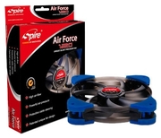 SpireSP12025N7L4-B-PWMAirForce-120LED120x120x25mm/3pin/AirFlow:62.5cfm/600-1500RPM/10-22dBA/NanoBearing/SiliconAntiVibrationPads/SpeedController/