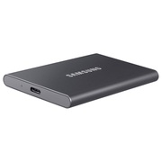 M.2ExternalSSD1.0TBSamsungT7USB3.2,Gray,USB-C,FingerprintSecurity,IncludesUSB-CtoA/USB-CtoCcables,SequentialRead/Write:upto1050/1000MB/s,V-NAND(TLC),Windows/Mac/PS4/XboxOnecompatible,Light,Portable,Durable