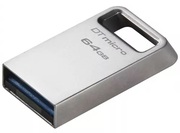 64GBUSB3.2KingstonDataTravelerMicroG2,Metalcasing,Compactandlightweight,World’ssmallestUSBFlashdrive(Read200MB/s)