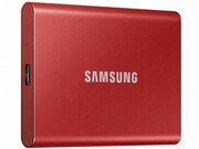 M.2ExternalSSD1.0TBSamsungT7USB3.2,Red,USB-C,FingerprintSecurity,IncludesUSB-CtoA/USB-CtoCcables,SequentialRead/Write:upto1050/1000MB/s,V-NAND(TLC),Windows/Mac/PS4/XboxOnecompatible,Light,Portable,Durable