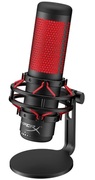 HyperXQuadCast,Microphoneforthestreaming,Anti-Vibrationshockmount,Tap-to-MutesensorwithLEDindicator,Fourselectablepolarpatterns,Internalpopfilter,Built-inheadphonejack,Cablelength:3m,Black/Red,USB