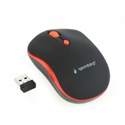 "WirelessMouseGembirdMUSW-4B-03-R,Optical,800-1600dpi,4buttons,Ambidextrous,Black/Red-https://gembird.nl/item.aspx?id=10390"