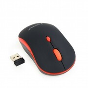 "WirelessMouseGembirdMUSW-4B-03-R,Optical,800-1600dpi,4buttons,Ambidextrous,Black/Red-https://gembird.nl/item.aspx?id=10390"