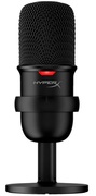 HyperXSoloCast,Microphoneforthestreaming,Samplingrates:48/44.1/32/16/8kHz,20Hz-20kHz,Tap-to-MutesensorwithLEDindicator,Flexible,Adjustablestand,Cardioidpolarpattern,Boomarmandmicstand,Cablelength:2m,Black,USB