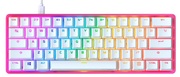 HYPERXAlloyOrigins60RGBMechanicalGamingKeyboard(RU),Pink,Mechanicalkeys(HyperXRed-Linearswitch)Backlight(RGB),Petite60%formfactor,Ultra-portabledesign,Fullaircraft-gradealuminumbody,USB