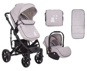 StrollerKikkaBoo3in1BelovedLightGrey