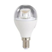 XavaxHighLineLEDBulb,7W,dropshape,clear,E14,dimmable,warmwhite