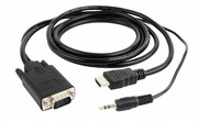 AdapterHDMI-VGA-GembirdA-HDMI-VGA-03-6,HDMItoVGAandaudioadaptercable,singleport,1.8m,black