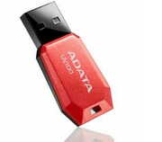 32GbUSB2.0FlashDriveADATA,DashDriveUV100,red(Read-18MB/s,Write-5MB/s),Slimmer&Smaller